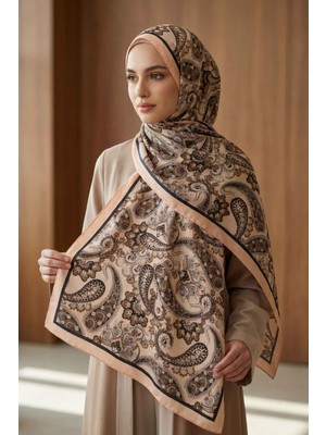 Mimelif Dilruba Pamuk Vual Desenli Şal