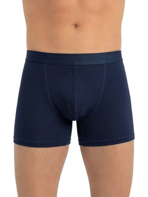 Öts Erkek Boxer Desenli (%96 Pamuk - %4 Elastan)