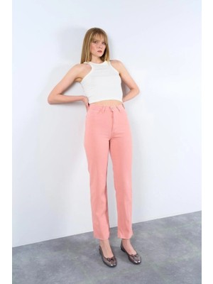 Stores36 Strong Düz Pantolon - Pudra