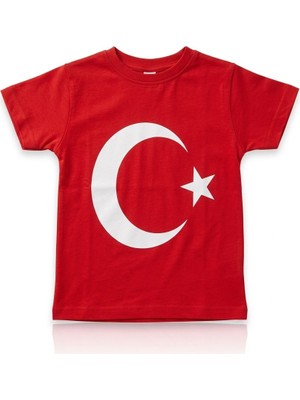 Adc 23 Nisan Ay Yıldız Baskılı Çocuk %100 Pamuk Tişört/“okul Gösterisi Için Özel