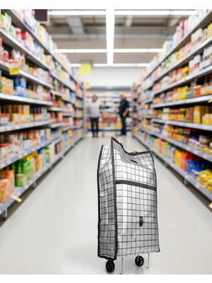 Antalya Mermerit ve Granit Geniş Hacimli Tekerlekli Pazar Çantası Dayanıklı ve Ergonomik