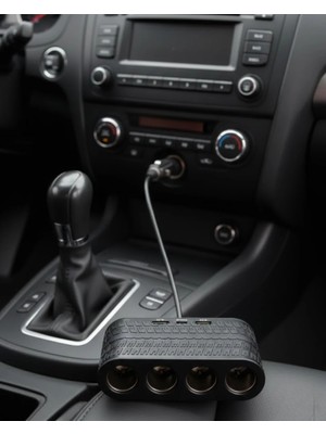 Antalya Mermerit ve Granit Araçlar Için 4’lü Çakmak Çoklayıcı Type C USB ve Koruma Sistemli