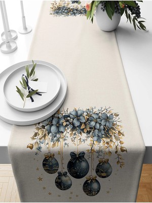 Bertille Home Ilkbahar Serisi 140X40 cm Dijital Baskılı Runner (Spring Easter Paskalya)