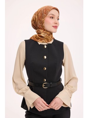 Silk Home Dört Mevsim Antik Motif Viskon Velora Eşarp 6419-02