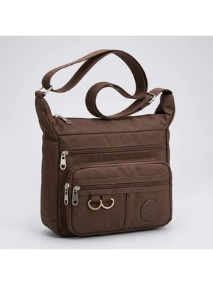 Mg Concept Çok Gözlü Kadın Omuz Çantası – Fermuarlı Günlük Kullanım Çapraz Askılı Çanta Kahve Siyah Krem Mavi Yeşil Vizon