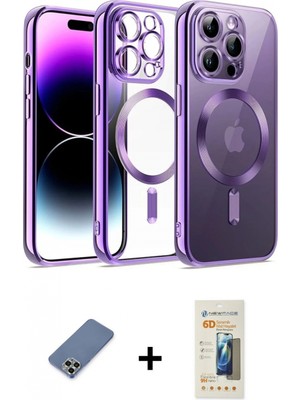 İlk El Grup Ieg™ iPhone 12 Pro Kılıf Nova Işık Özel Seri - Siyah 6d Mat Seramik Hayalet Nano Ekran Koruyucu + Açık Yeşil Metal Kamera Lens Koruma Cam