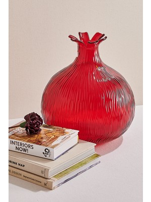 Paşabahçe Kırmızı Nar Vazo 38 cm