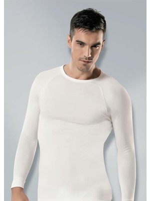 Namaldı 171 Erkek Termal Uzun Kol İçlik Ekru Renk Esnek Kumaş ve Nefes Alabilir Özellik