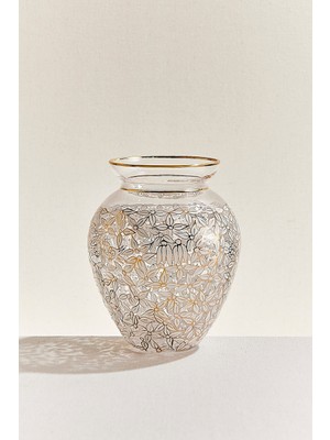 Paşabahçe Yaprak Büyük Vazo Beyaz