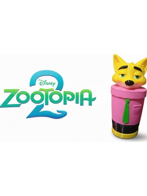 Zootopia 2 Nick'in Milkshake Bardağı Figür