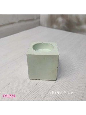 Yoyomold YY1724-KARE Tea Lıght Mumluk Silikon Kalıp