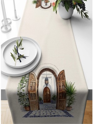 Bertille Home Ramazan Serisi 140X40 cm Dijital Baskılı Runner (Ramadan)
