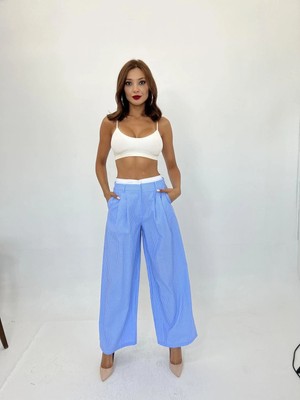 Stores36 7109 Pantolon-Dallas Çizgili