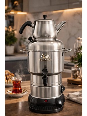 Ask Armağan 6 Litre Çay Semaveri