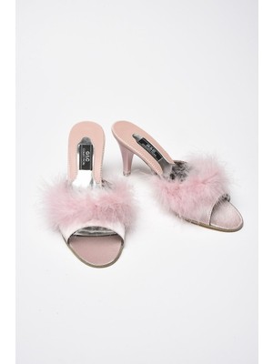 Ceyyiz Kaztüyü Kadın Çeyiz Gelin Terliği 155 Pudra