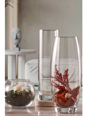 Paşabahçe Flora Silindirik Vazo