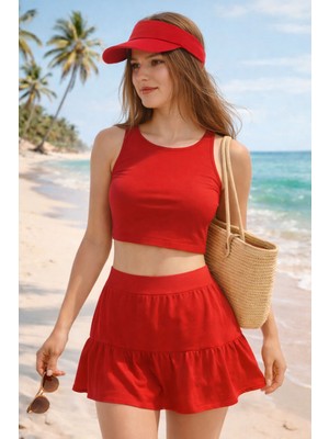 Elif İç Giyim Ritagarcia Uv Koruyuculu Unisex Siperlikli Tenisci Şapka