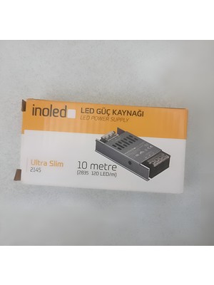 İnoled Inoled 100W 8,3A Ultra Slim Şerit LED Trafo 12V 10 Metre 2145