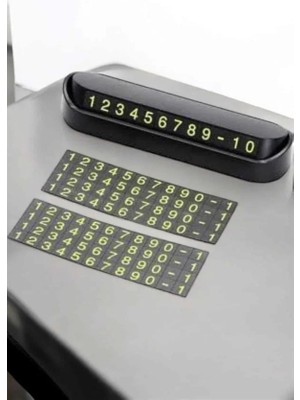 Antalya Mermerit ve Granit Araba Park Numaratörü Araç Içi Numaralık Değiştirilebilir Çevirmeli Mini