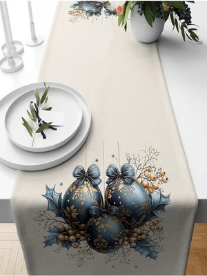 Bertille Home Ilkbahar Serisi 140X40 cm Dijital Baskılı Runner (Spring Easter Paskalya)