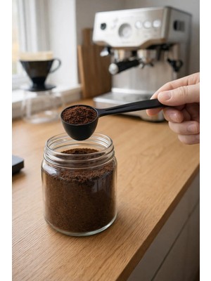 Akyüz Plastik 20 ml Kahve Ölçü Kaşığı –10 Adet - Çok Amaçlı Ölçek Kaşığı