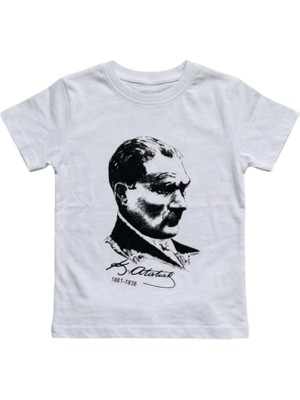Adc 23 Nisan Atatürk Baskılı Çocuk Pamuklu Tişört