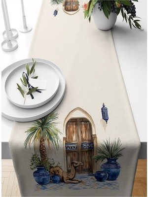 Bertille Home Ramazan Serisi 140X40 cm Dijital Baskılı Runner (Ramadan)