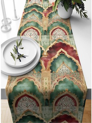 Bertille Home Ramazan Serisi 140X40 cm Dijital Baskılı Runner (Ramadan)