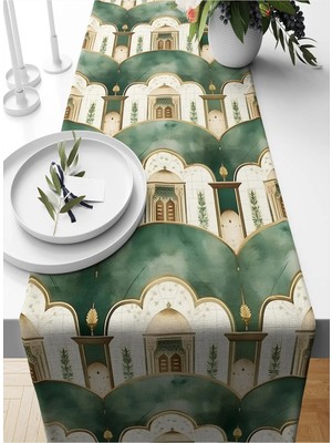 Bertille Home Ramazan Serisi 140X40 cm Dijital Baskılı Runner (Ramadan)
