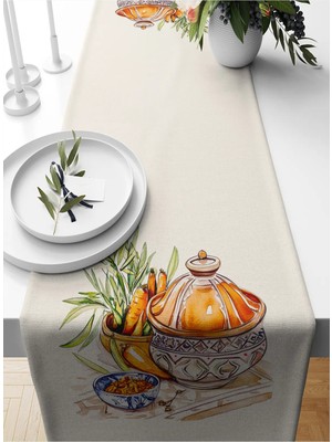 Bertille Home Ramazan Serisi 140X40 cm Dijital Baskılı Runner (Ramadan)