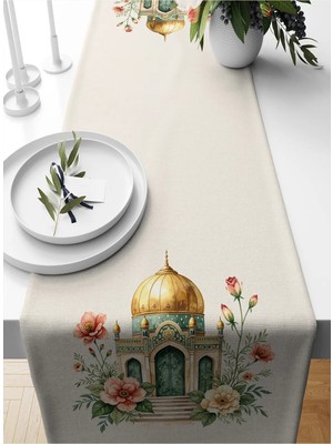 Bertille Home Ramazan Serisi 140X40 cm Dijital Baskılı Runner (Ramadan)