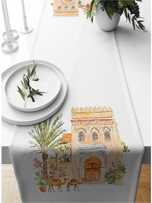 Bertille Home Ramazan Serisi 140X40 cm Dijital Baskılı Runner (Ramadan)