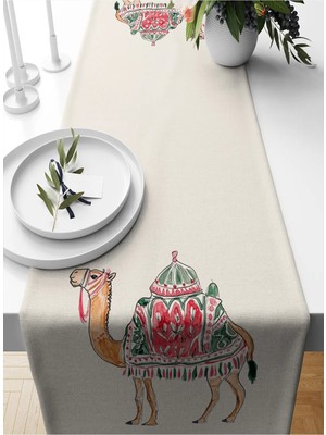 Bertille Home Ramazan Serisi 140X40 cm Dijital Baskılı Runner (Ramadan)
