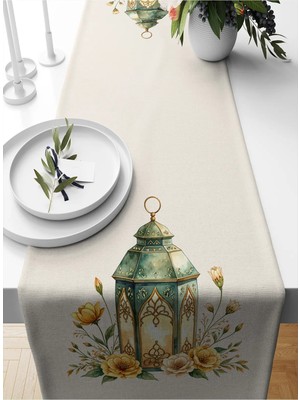 Bertille Home Ramazan Serisi 140X40 cm Dijital Baskılı Runner (Ramadan)