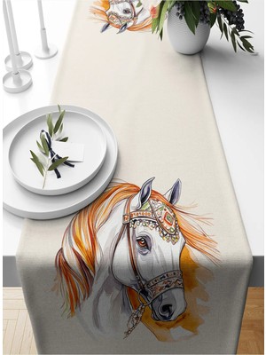 Bertille Home Ramazan Serisi 140X40 cm Dijital Baskılı Runner (Ramadan)