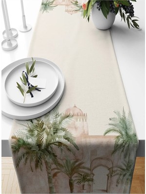 Bertille Home Ramazan Serisi 140X40 cm Dijital Baskılı Runner (Ramadan)