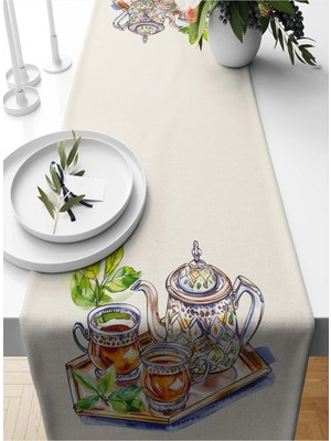 Bertille Home Ramazan Serisi 140X40 cm Dijital Baskılı Runner (Ramadan)