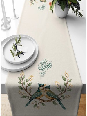 Bertille Home Ramazan Serisi 140X40 cm Dijital Baskılı Runner (Ramadan)