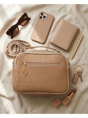 Mg Concept Kadın Omuz Çantası – Deri Görünümlü Çok Gözlü Fermuarlı Çapraz Askılı Günlük Şık Çanta Siyah Parlak Vizon Süt Kahve Koyu Kahve