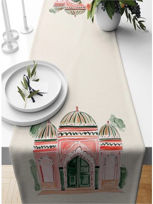 Bertille Home Ramazan Serisi 140X40 cm Dijital Baskılı Runner (Ramadan)