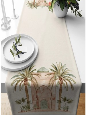 Bertille Home Ramazan Serisi 140X40 cm Dijital Baskılı Runner (Ramadan)
