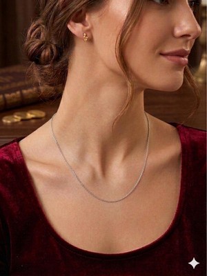 Anka Select Gümüş Kaplama Hayalet Kolye 45 cm