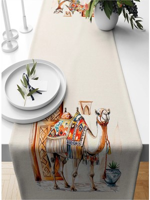 Bertille Home Ramazan Serisi 140X40 cm Dijital Baskılı Runner (Ramadan)