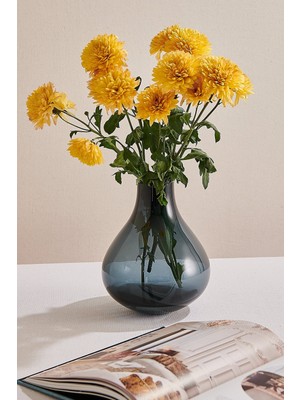 Paşabahçe Bulb Vazo 22 cm Lacivert