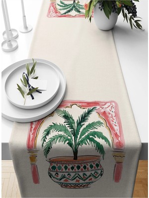 Bertille Home Ramazan Serisi 140X40 cm Dijital Baskılı Runner (Ramadan)