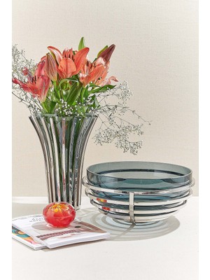 Paşabahçe Zırhlı Kase 34 cm Lacivert Vazo