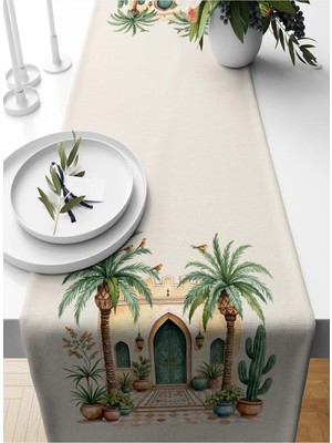 Bertille Home Ramazan Serisi 140X40 cm Dijital Baskılı Runner (Ramadan)