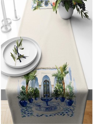 Bertille Home Ramazan Serisi 140X40 cm Dijital Baskılı Runner (Ramadan)