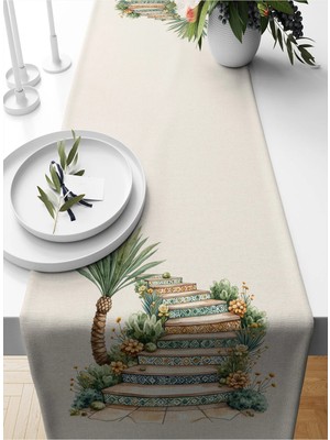 Bertille Home Ramazan Serisi 140X40 cm Dijital Baskılı Runner (Ramadan)
