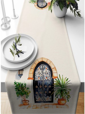 Bertille Home Ramazan Serisi 140X40 cm Dijital Baskılı Runner (Ramadan)